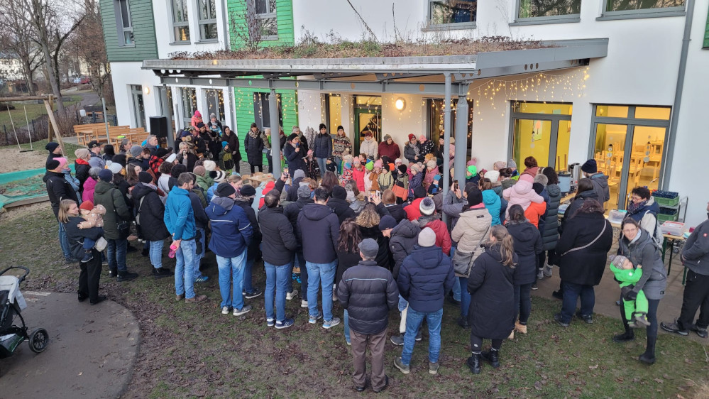 Begehbarer Adventskalender